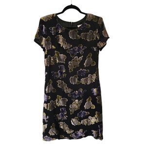 Vintage Talbots Dress 4 90s Burnout Velvet Forest Fairy Grunge Work